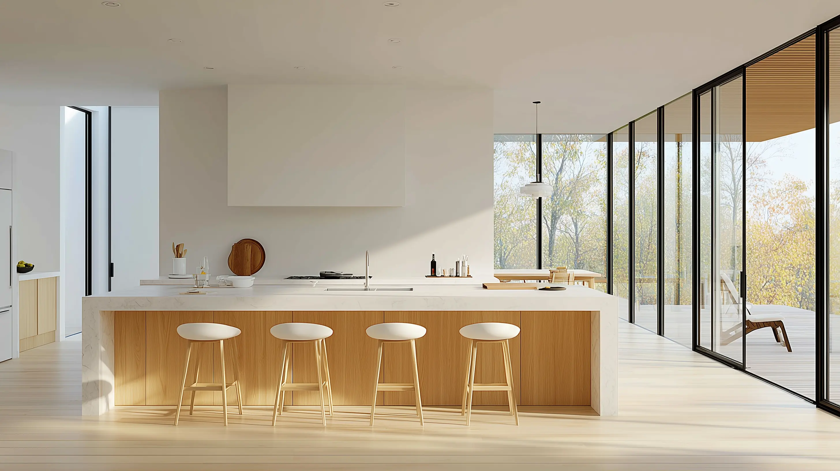 Modern modular building exterior